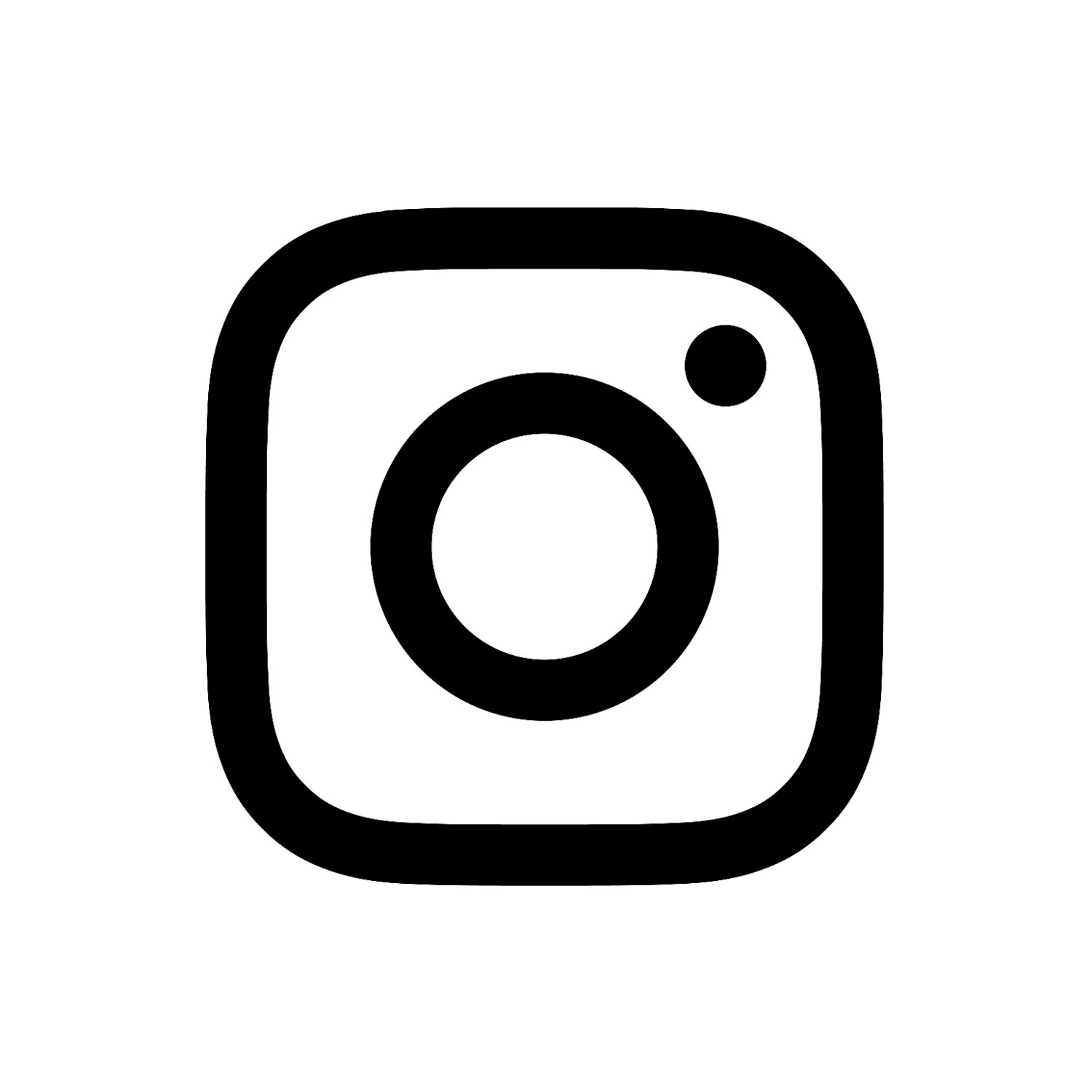 black and white instagram logo png