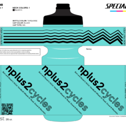 nplus2 cycles | water bottle 26 oz